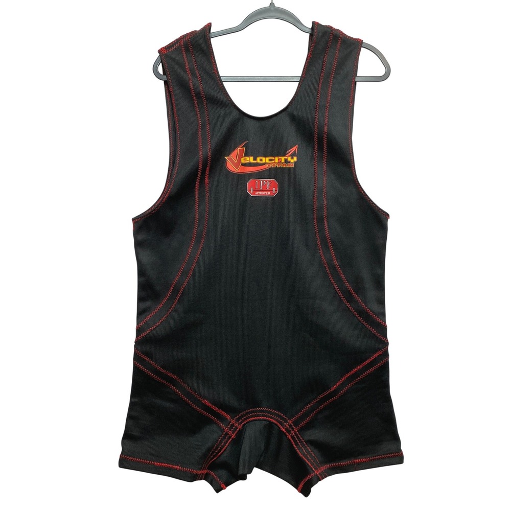 Titan Deadlift Suit Mens 39 Black Velocity Sumo IPF Approved Singlet